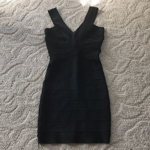 Bebe Black Bodycon Dress